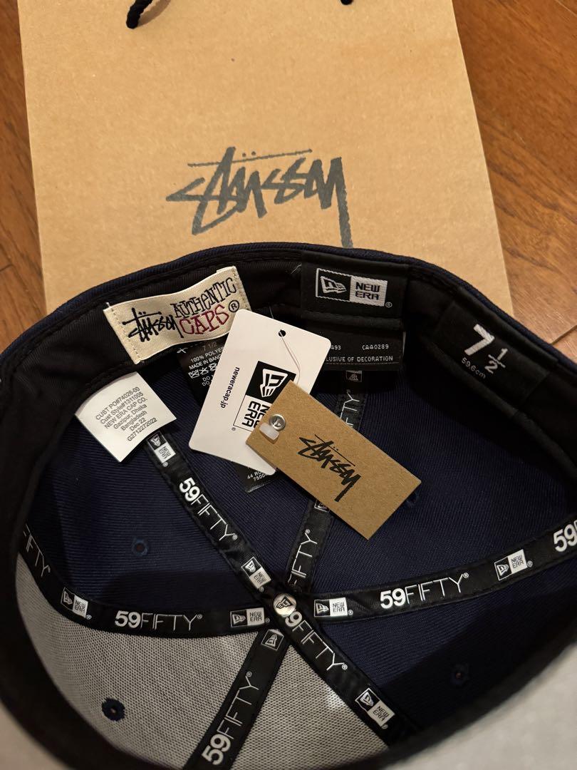 Stussy new era キャップ NY ネイビー ステューシー