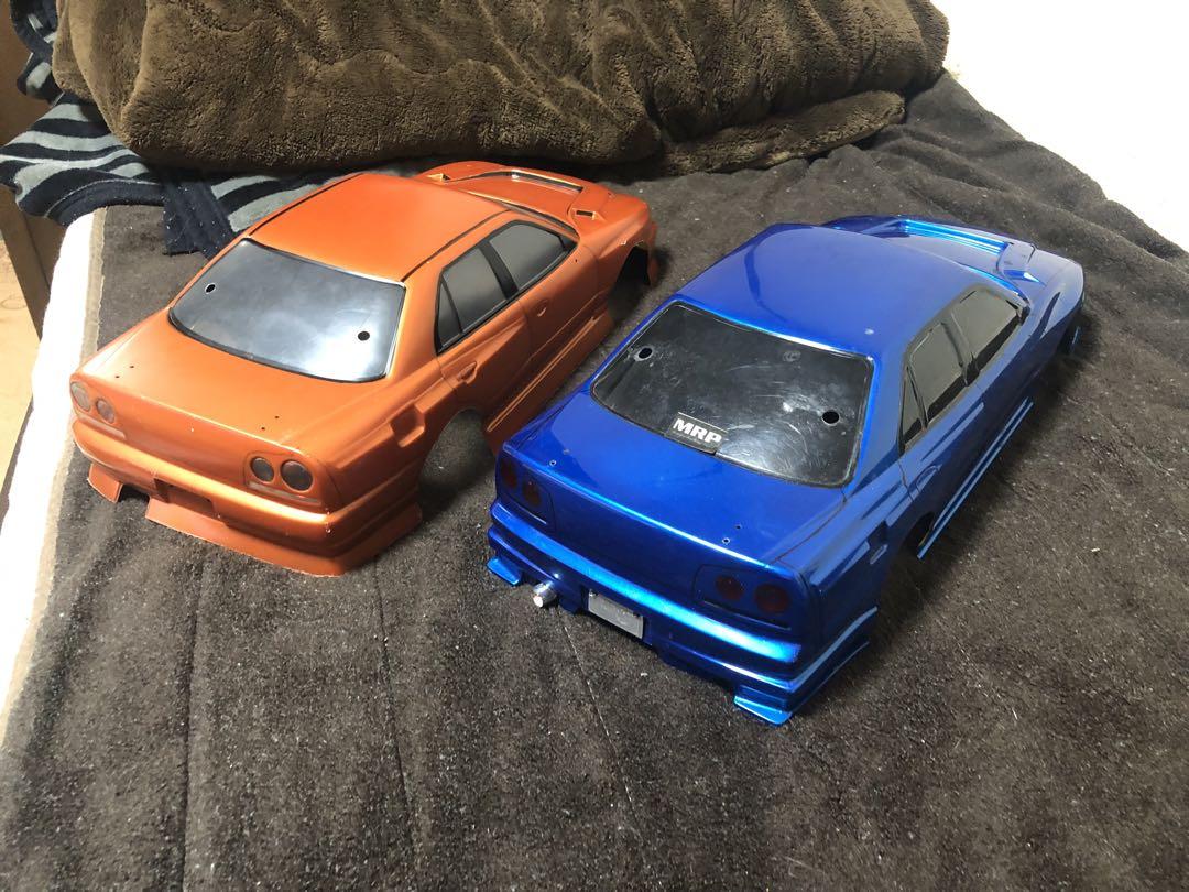 1/10 ラジコン　ボディ　スカイライン２台分