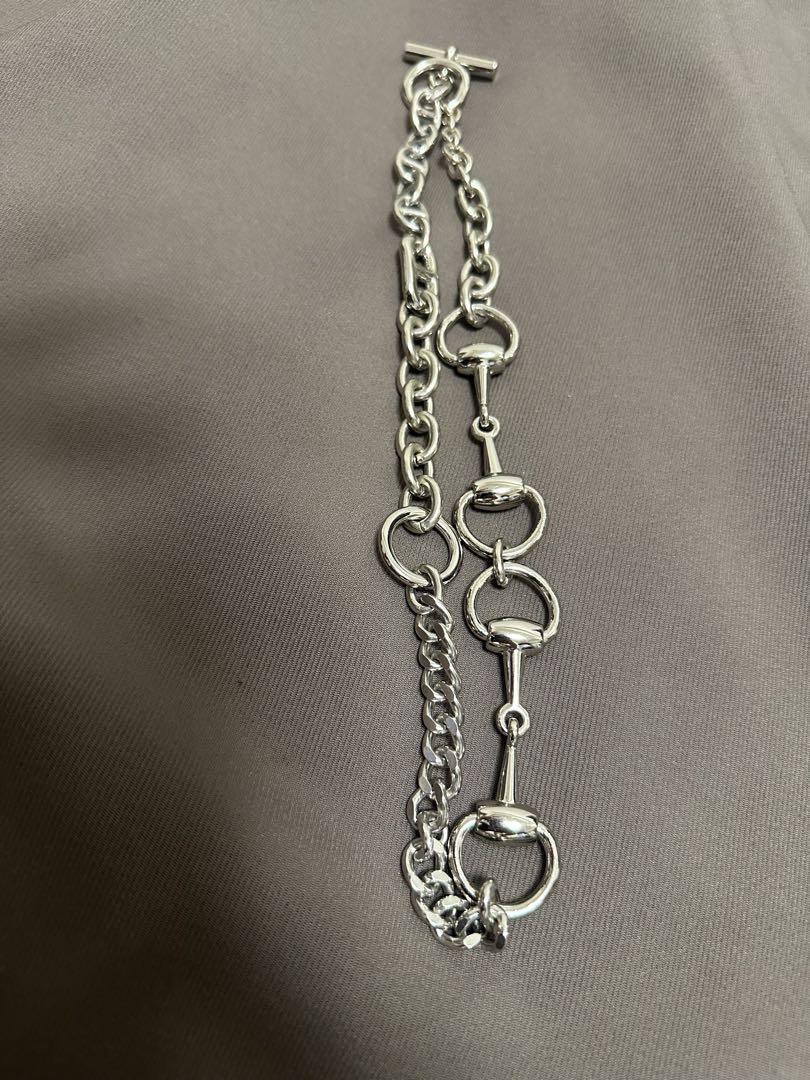 シルバーネックレス　 HERMESペールメール風