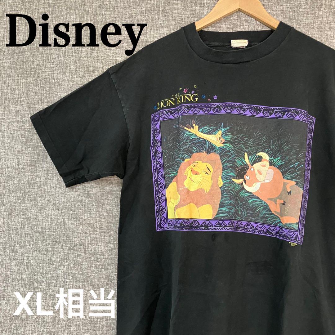 【海外古着】LION KING 半袖 Tシャツ ムービーT シャツ　XL相当