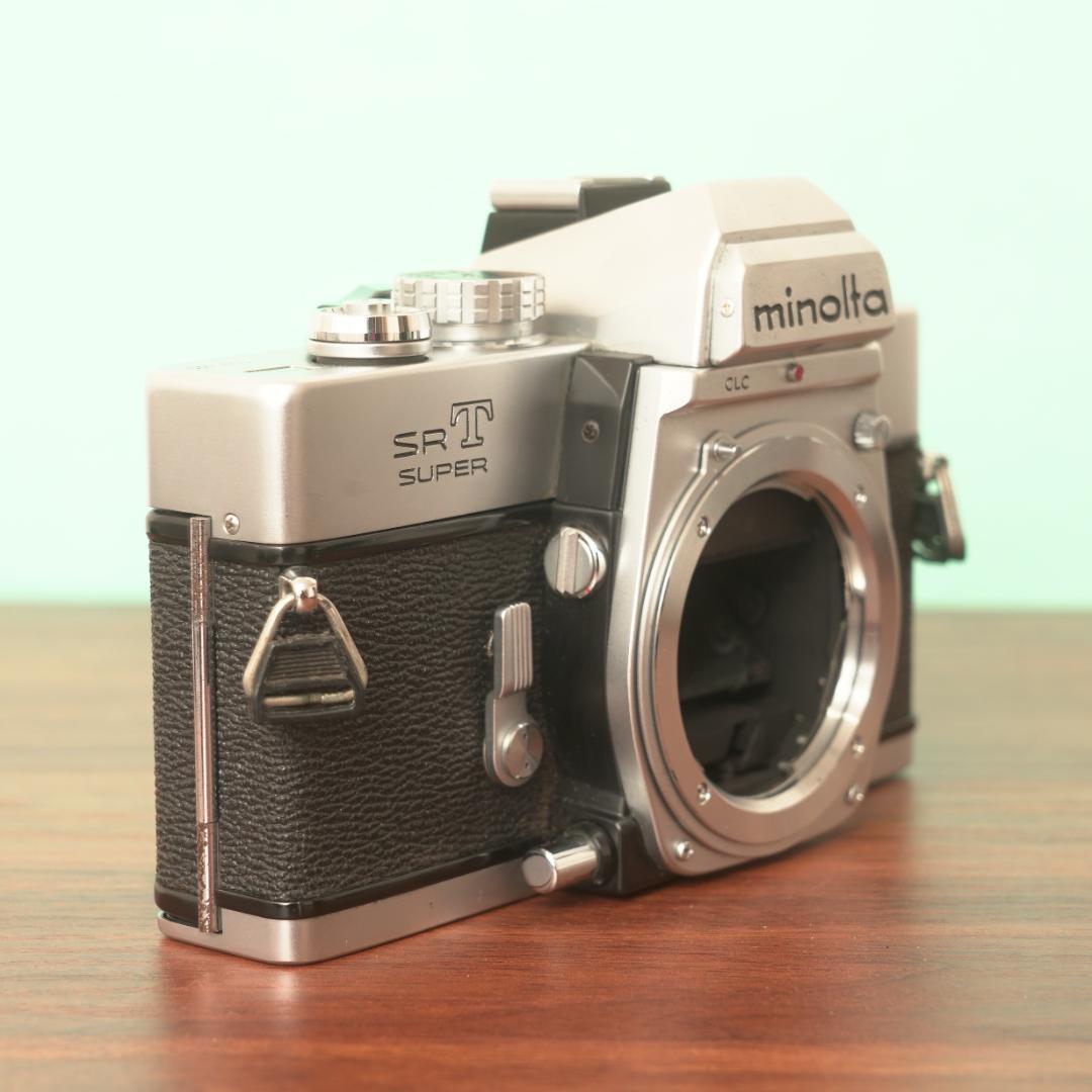 [美品] 完動品◎ミノルタSRT SUPER ボディ フィルムカメラ #520
