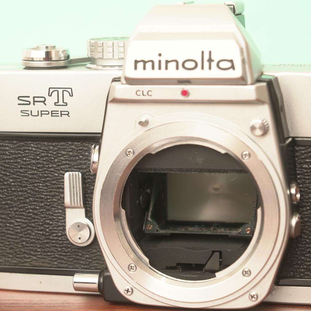 [美品] 完動品◎ミノルタSRT SUPER ボディ フィルムカメラ #520