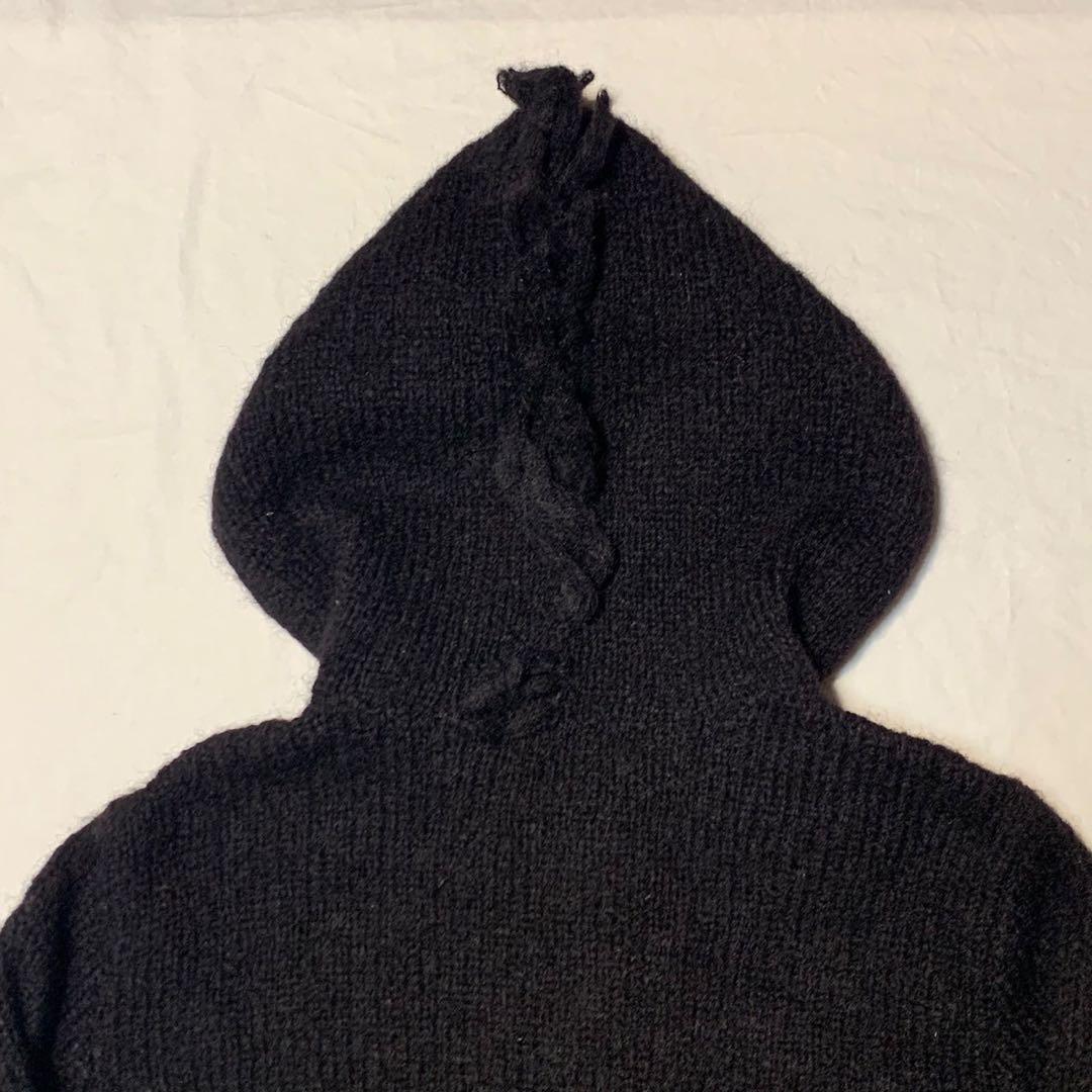 トップス FUGA fringe design wool hoodie