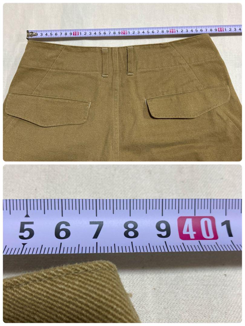 【Adam et Rope】高密度モールスキン M47カーゴパンツ ベージュ M