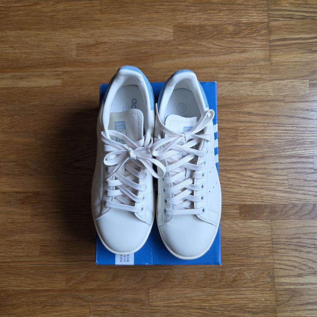 adidas　アディダススタンスミス　ホワイト/ブルー　２４cm