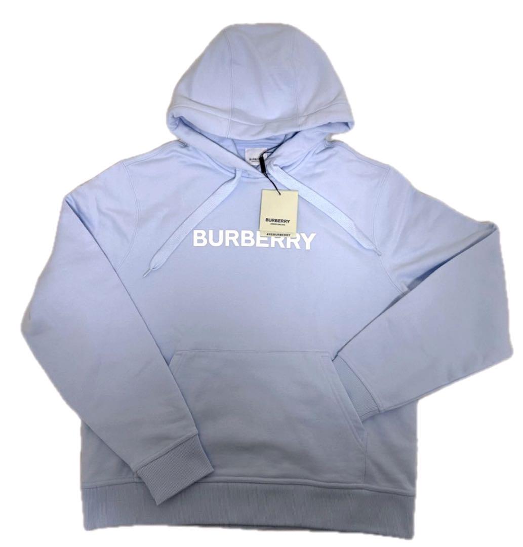 【BURBERRY】バーバリー ロゴ入りコットンパーカー ユニセックス ☆新品☆ BURBERRYバーバリーロゴ入りコットンパーカー ユニ