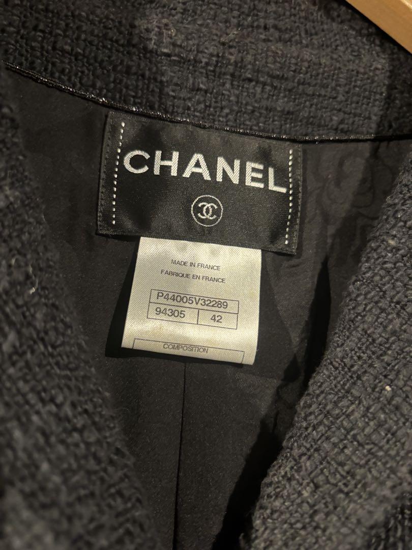 CHANEL ツイード ジャケット 黒