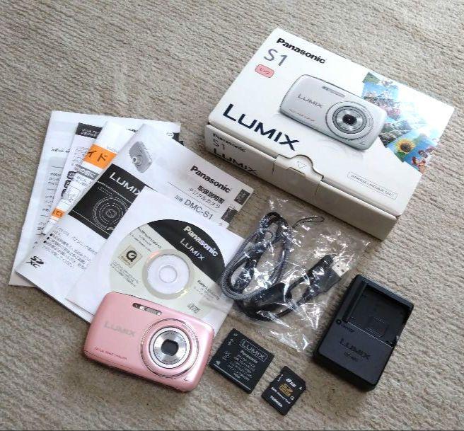 美品完動品　デジカメ Panasonic DMC-S1 Amazon | パナソニック デジタルカメラ LUMIX S1 ピンク DMC-S1