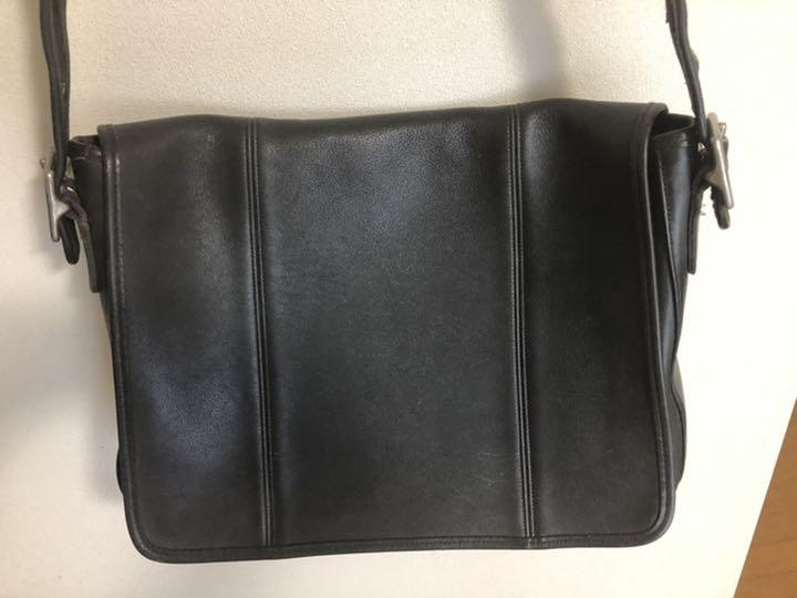 お洒落 coach コーチ レザー ショルダーバッグ 本革