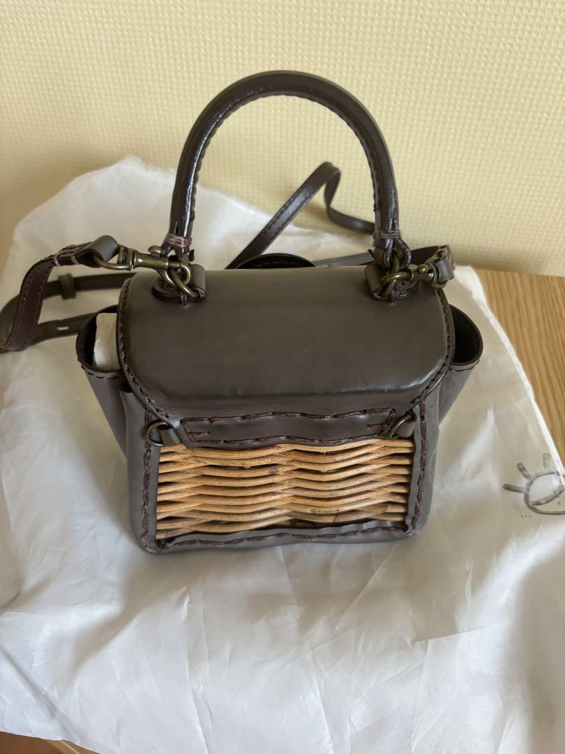 いのうささま エバゴス ebagos カーフ・ハンドバッグ SS
