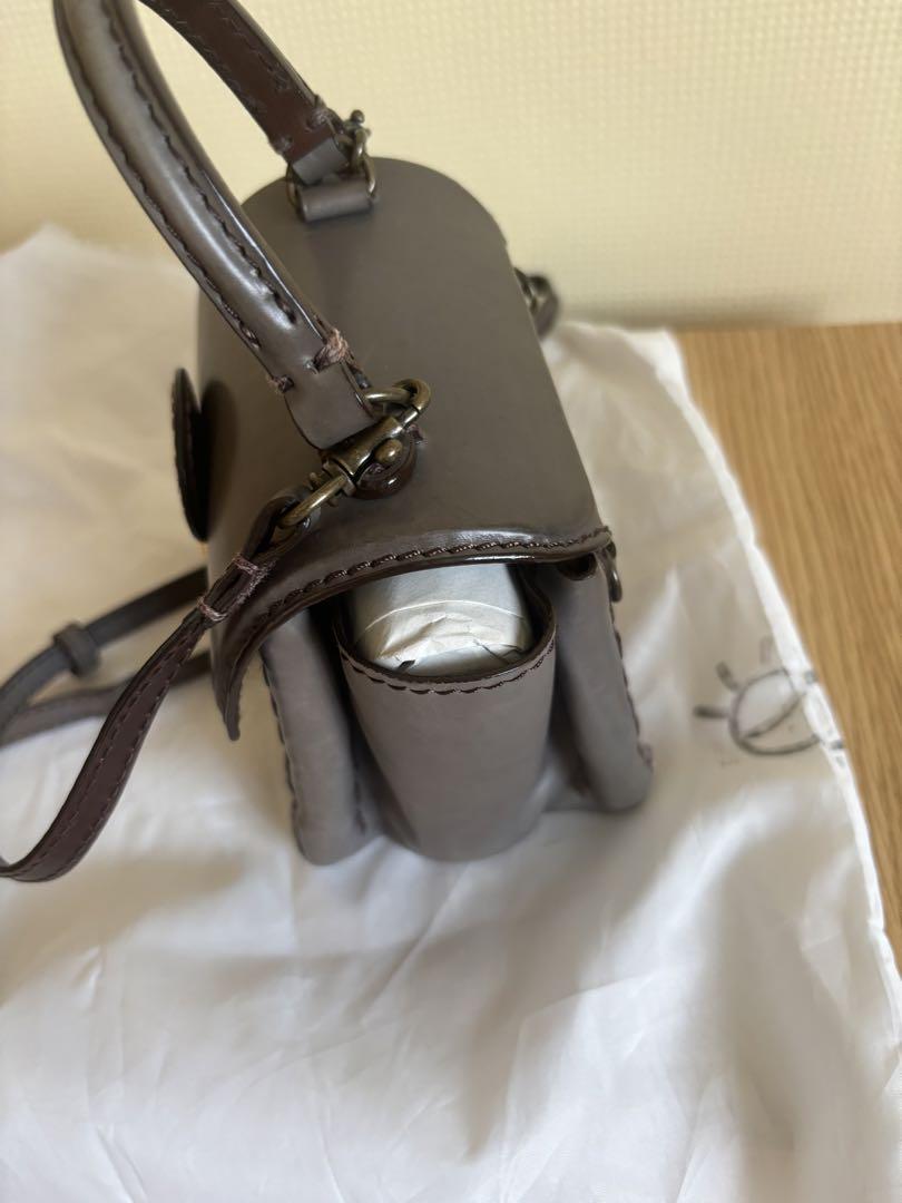 いのうささま エバゴス ebagos カーフ・ハンドバッグ SS
