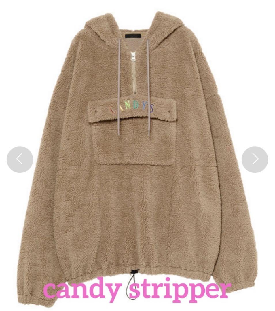 Candy Stripper⭐︎YOUTHFUL CANDY BOA HOODIE