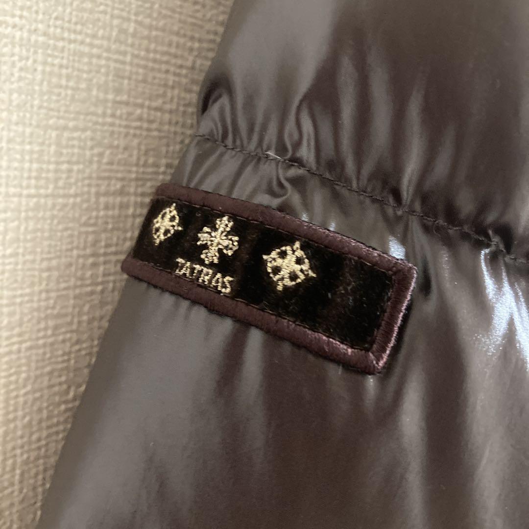 美品◆タトラス★ショートダウンジャケット(３)ブラウン系