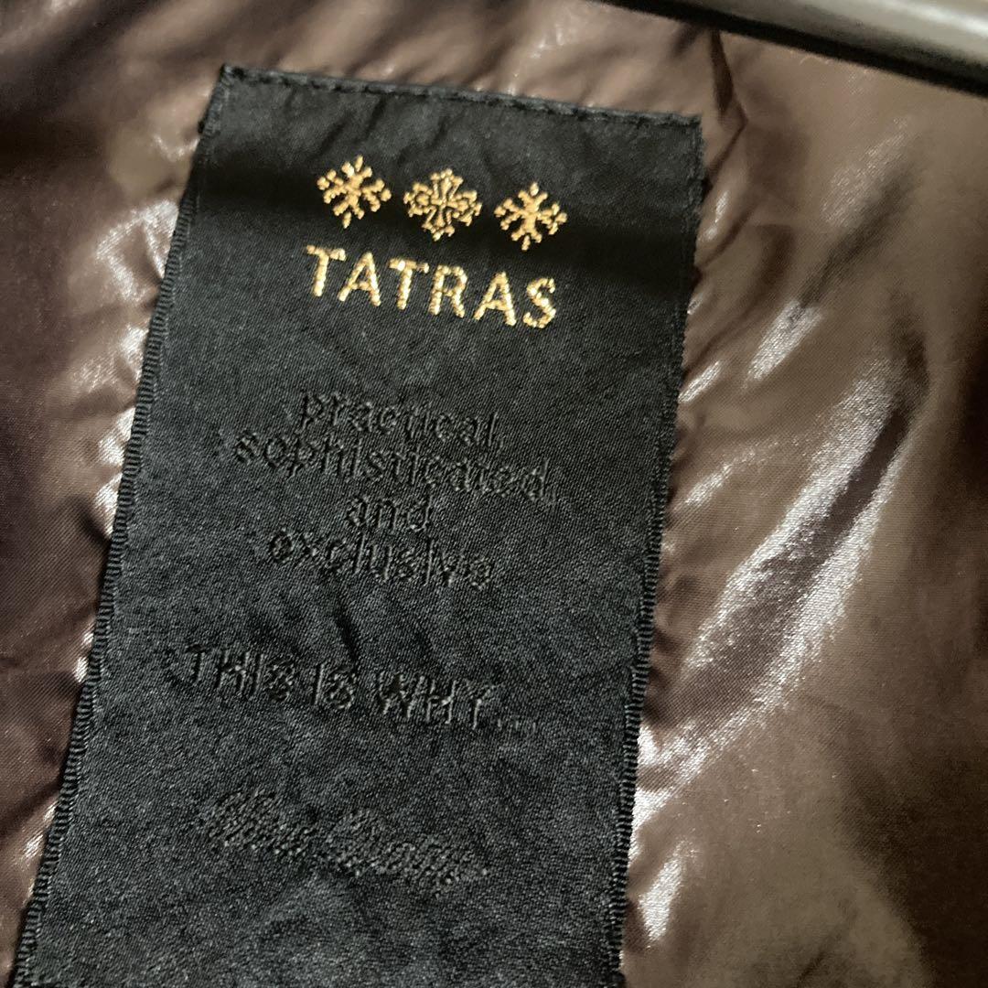 美品◆タトラス★ショートダウンジャケット(３)ブラウン系