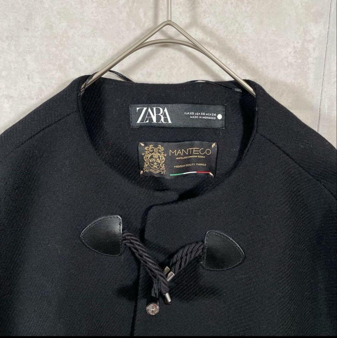 美品 ZARA 即売!マンテコ　ポンチョコート/ケープコート