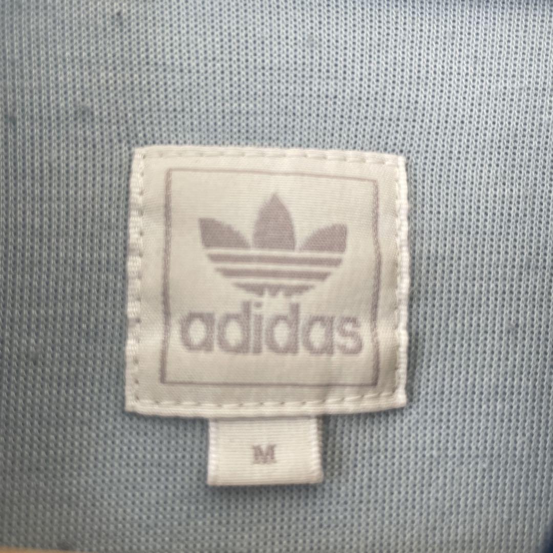 adidas ジャージ ジャケット M ライトブルー/ネイビー