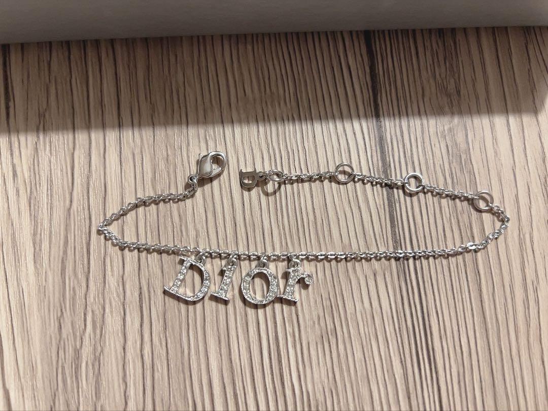 Dior ロゴブレスレット シルバー