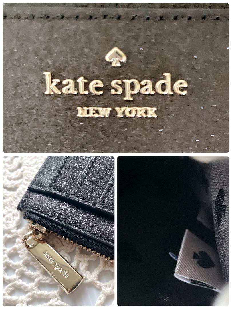 未使用品　kate spade フラグメントケース　ブラック