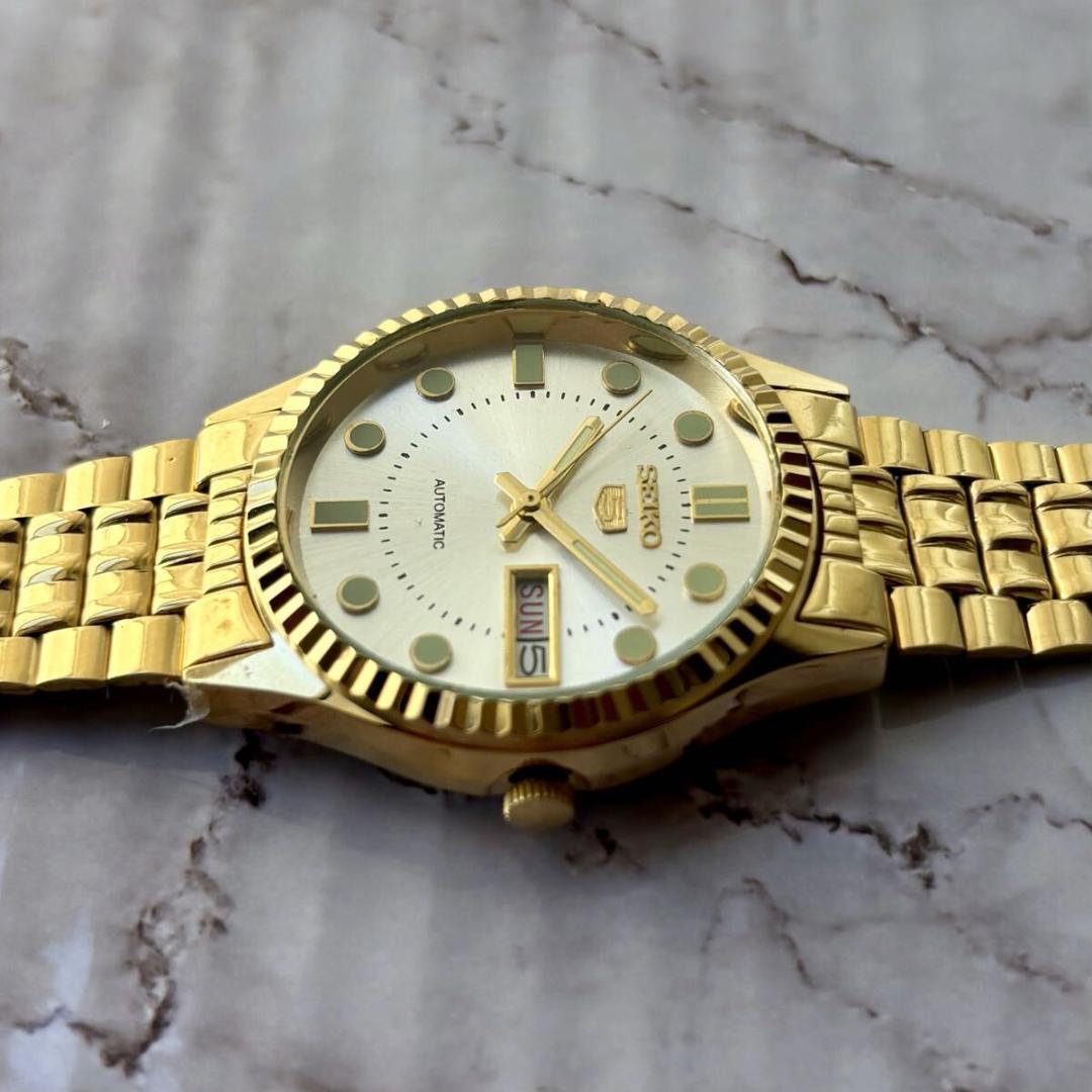 SEIKO5☆オーバホール済☆デイデイト☆自動巻☆日本製
