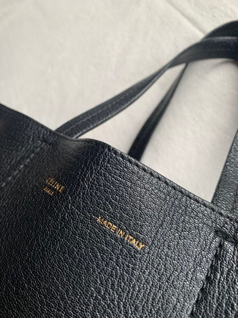 CÉLINE ホリゾンタルカバ ガセット ハンドバッグ サイドジップ CÉLINE ホリゾンタルカバ ガセット ハンドバッグ サイドジップ