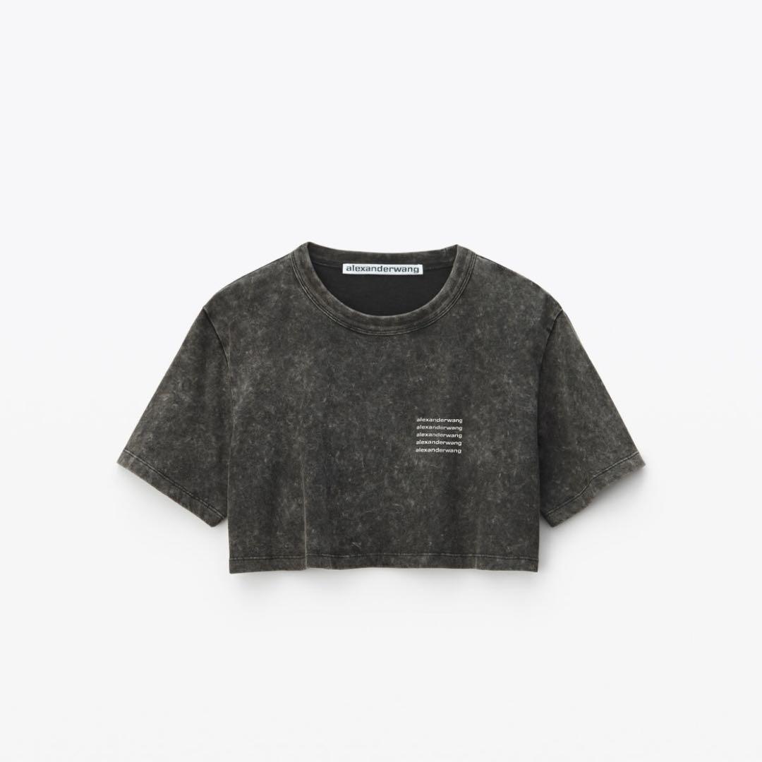 20-60代からのファッション通販  夏前限定セール価格】alexanderwang クロップドTシャツ xsサイズ トップス