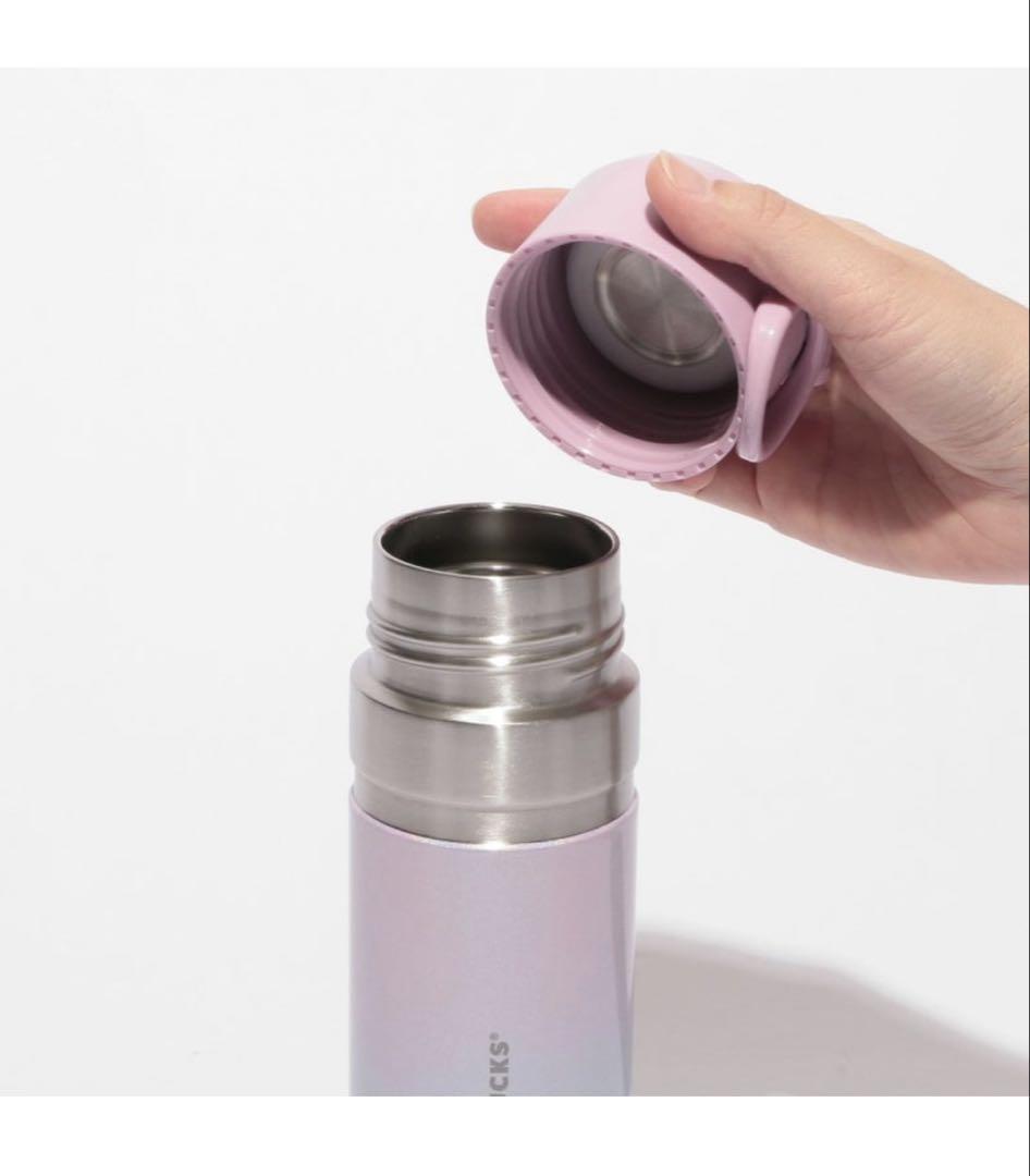 ステンレスボトルSTANLEYグラデーションブルーピンク473ml スターバックス ステンレスボトルSTANLEYグラデーションブルー