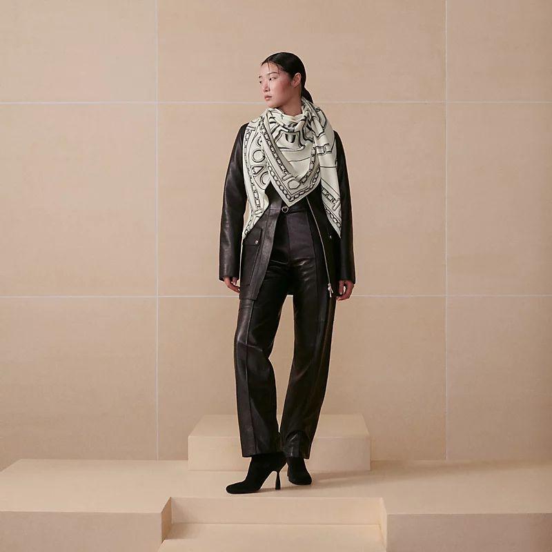 鑑定済・現行未使用級エルメス24AW カレジェアン カレイド