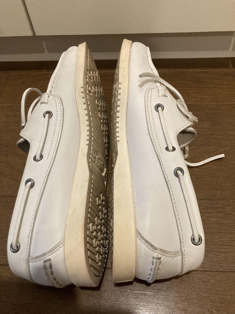 Paraboot ホワイトレザー ローファー