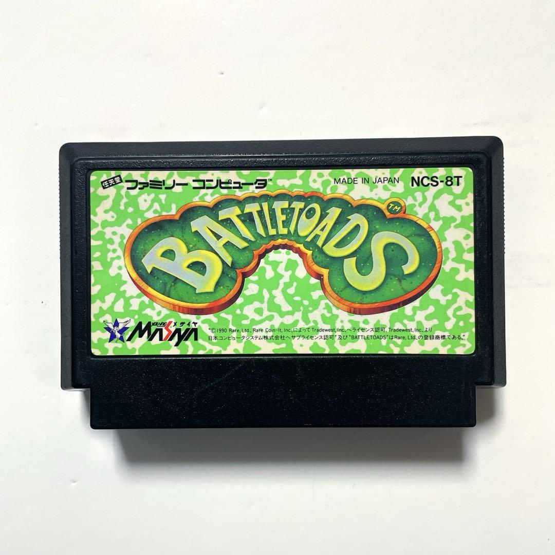 ファミコン カセット BATTLETOADS