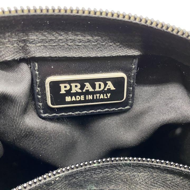超激得国産 PRADA ポーチ 三角ロゴプレート pkfBt-m59502124039 プラダ SALE安い