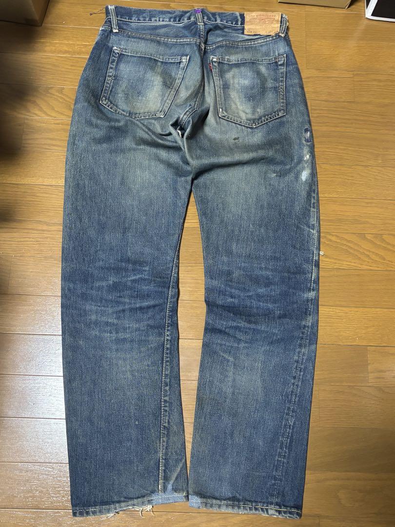 60s 505 bige Sタイプ フロントV ウエストシングル 耳付 w33