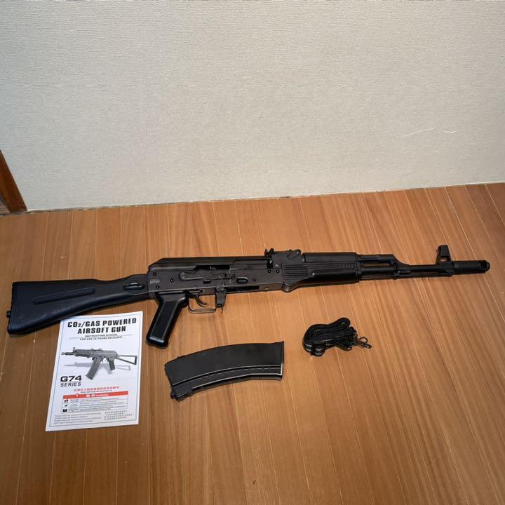 WILL AK74MN CO2 GBB フルストローク　G74B【ジャンク】