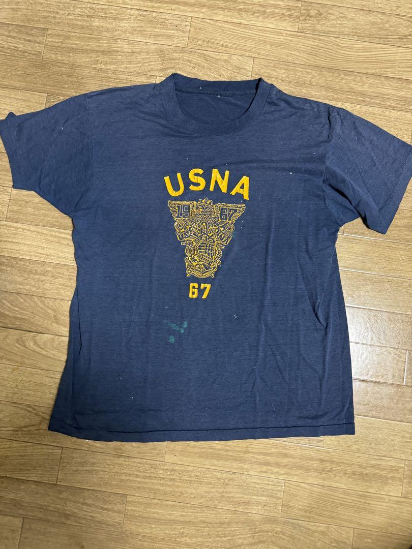 ヴィンテージ　Tシャツ　USNA 1967年　ミリタリー　シングル