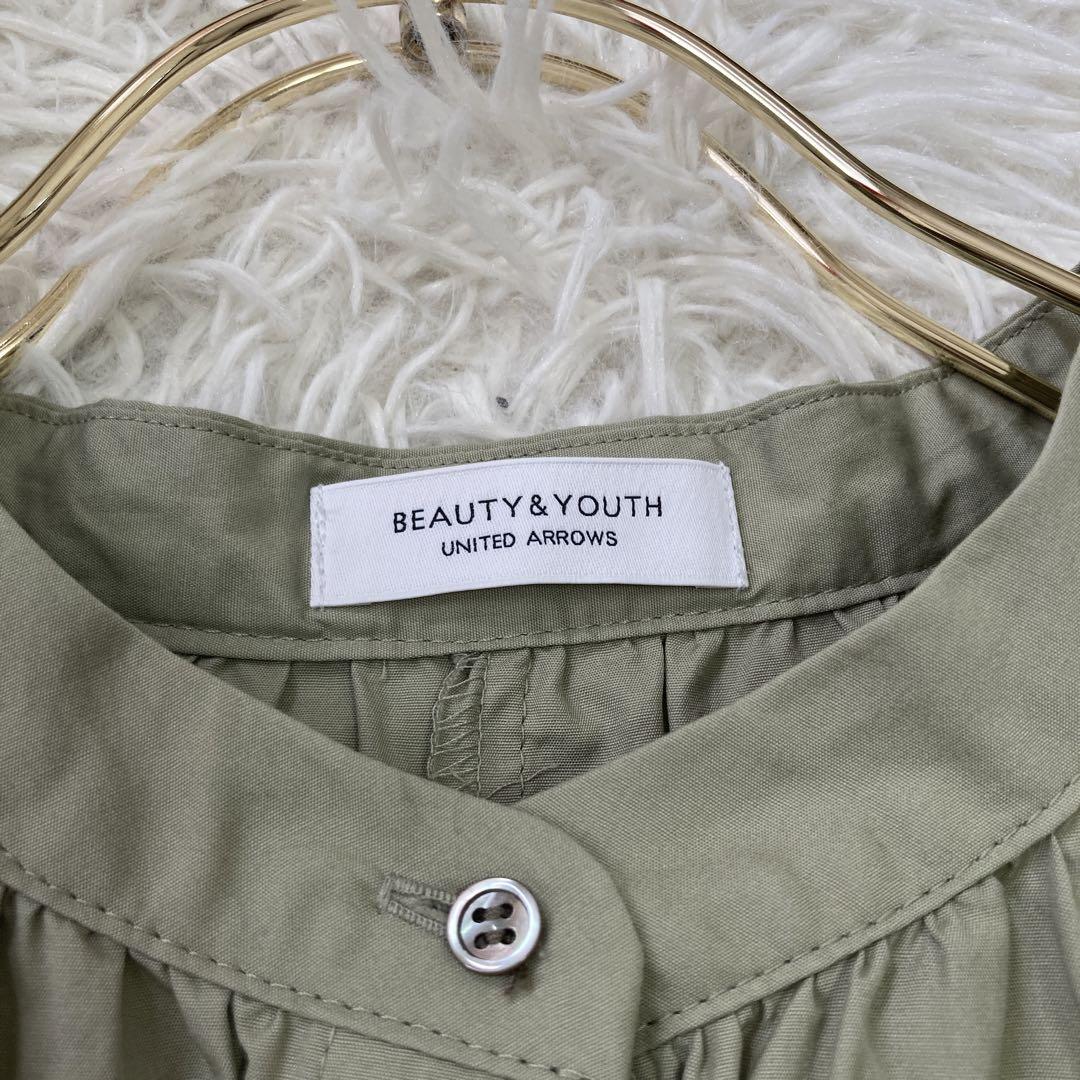 BEAUTY&YOUTS UNITED ARROWS シャツワンピース オリーブ