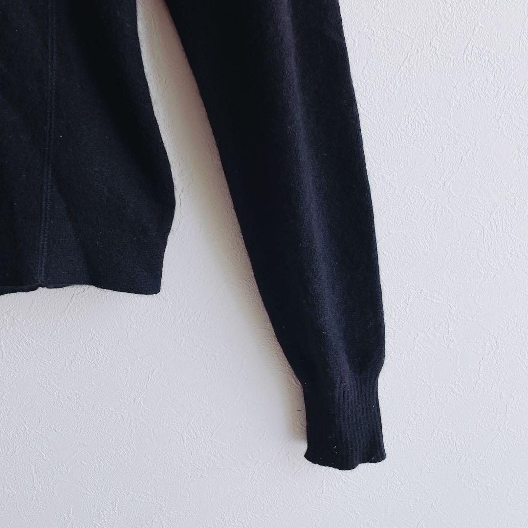 WEEKEND MaxMara カシミア100% M 黒 Vネック ニット