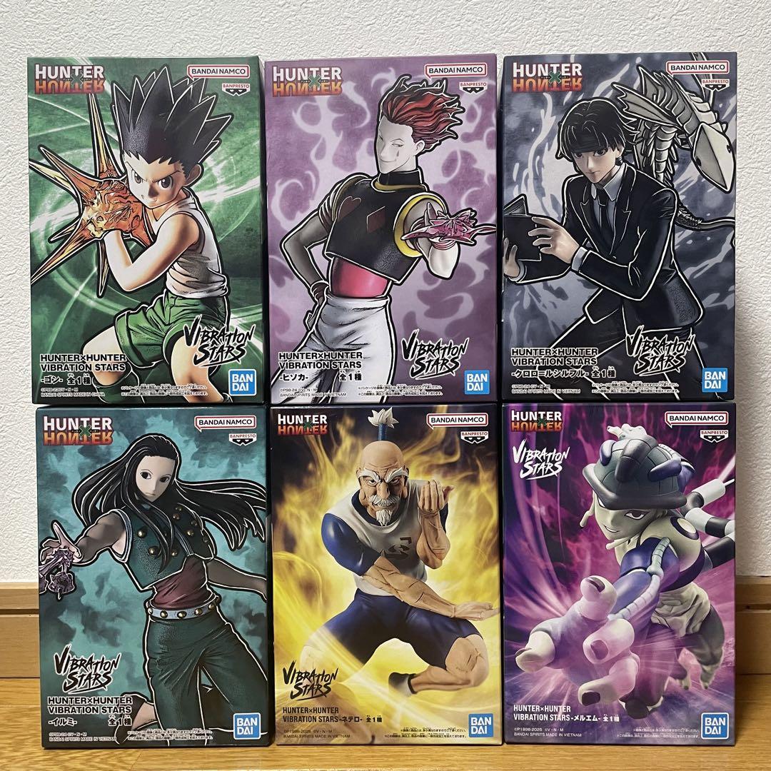 HUNTER×HUNTER vibration stars フィギュア6点 HUNTER×HUNTER VIBRATION STARS フィギュア6点セット - メルカリ
