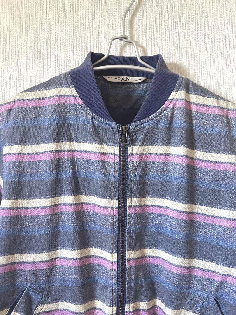 P.A.M.（Perks and Mini） ストライプ ジップアップジャンパー