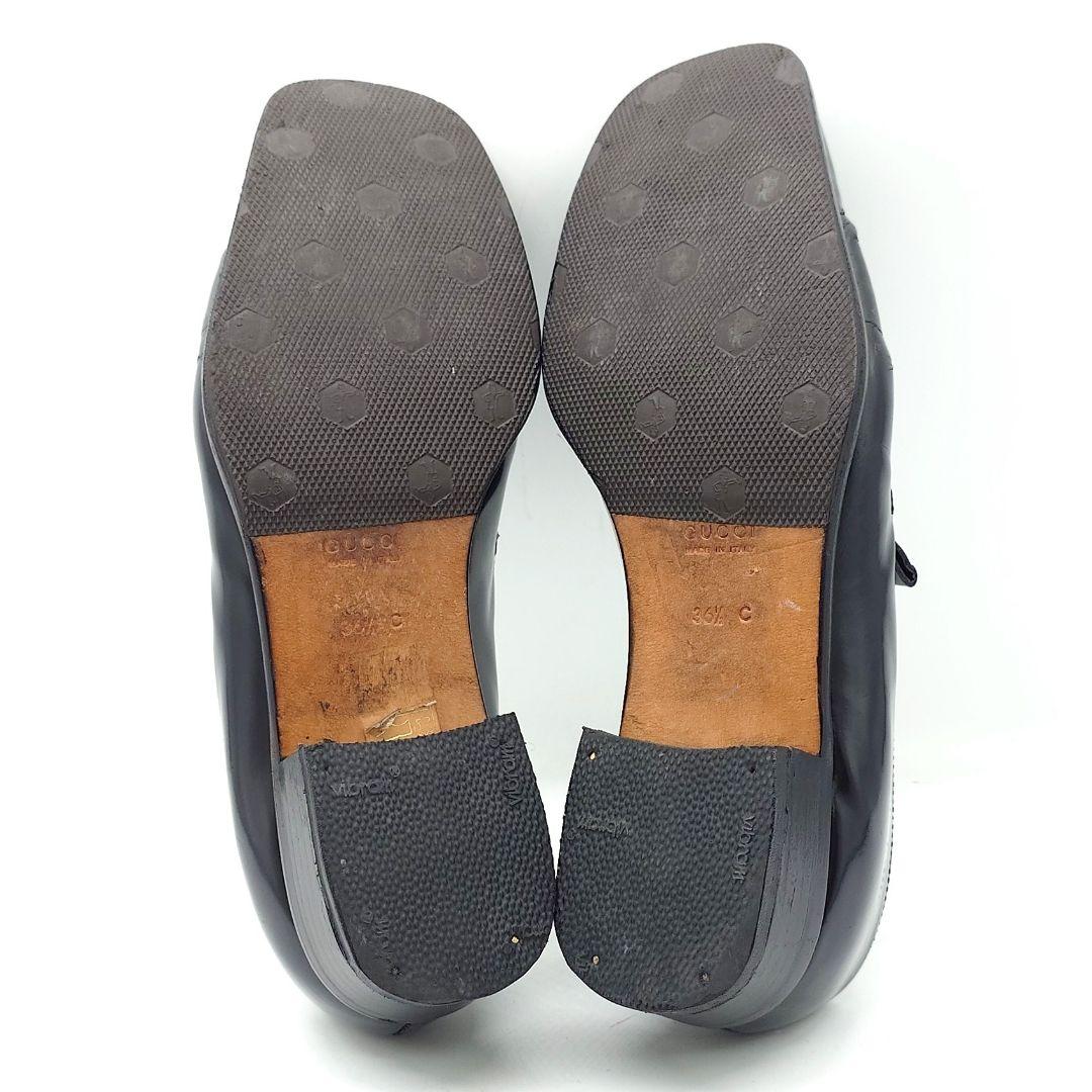 GUCCI グッチ 牛革 ホースビット ローファー 36 1/2 23.5cm