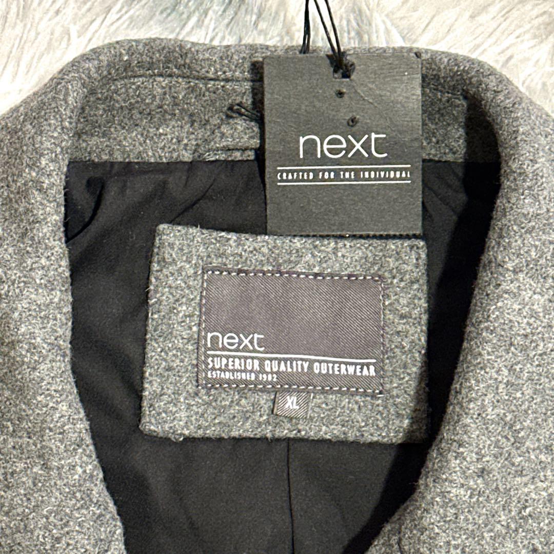 【新品未使用】NEXT Pコート グレー