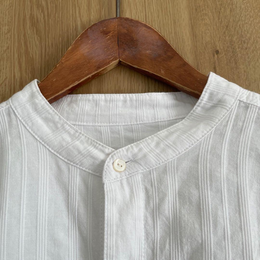 ビアズリー ドビーストライプシャツ