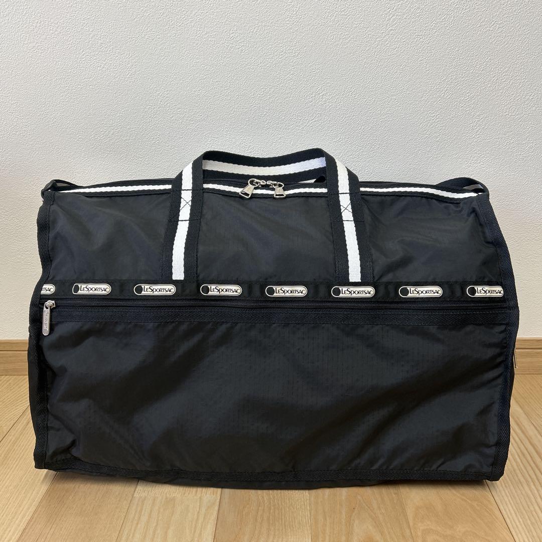 LeSportsac ラージウィークエンダー　ボストンバッグ　ポーチ　鍵付き