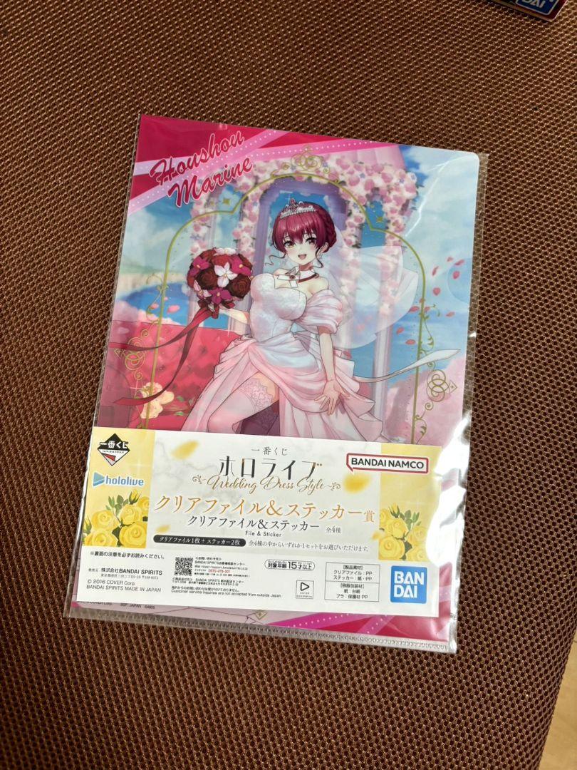一番くじ　ホロライブ　フィギュア　クリアファイル　アクリルスタンド他