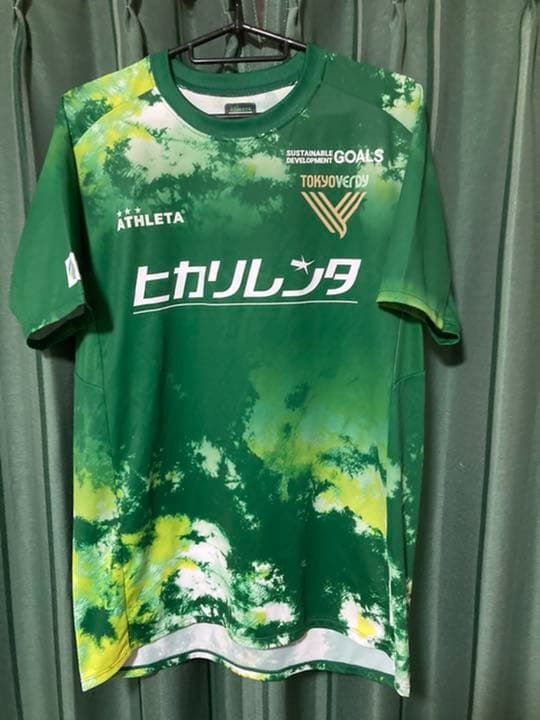 人気定番人気 ヤフオク! - 東京ヴェルディ アウェー 実使用 選手支給品