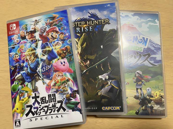 ブランド品専門の Nintendo Switch スマブラ モンハンライズ ポケモン 人気商品多数 【Switch】 Pokemon アルセウスとスマブラのセット LEGENDS 家庭用ゲームソフト