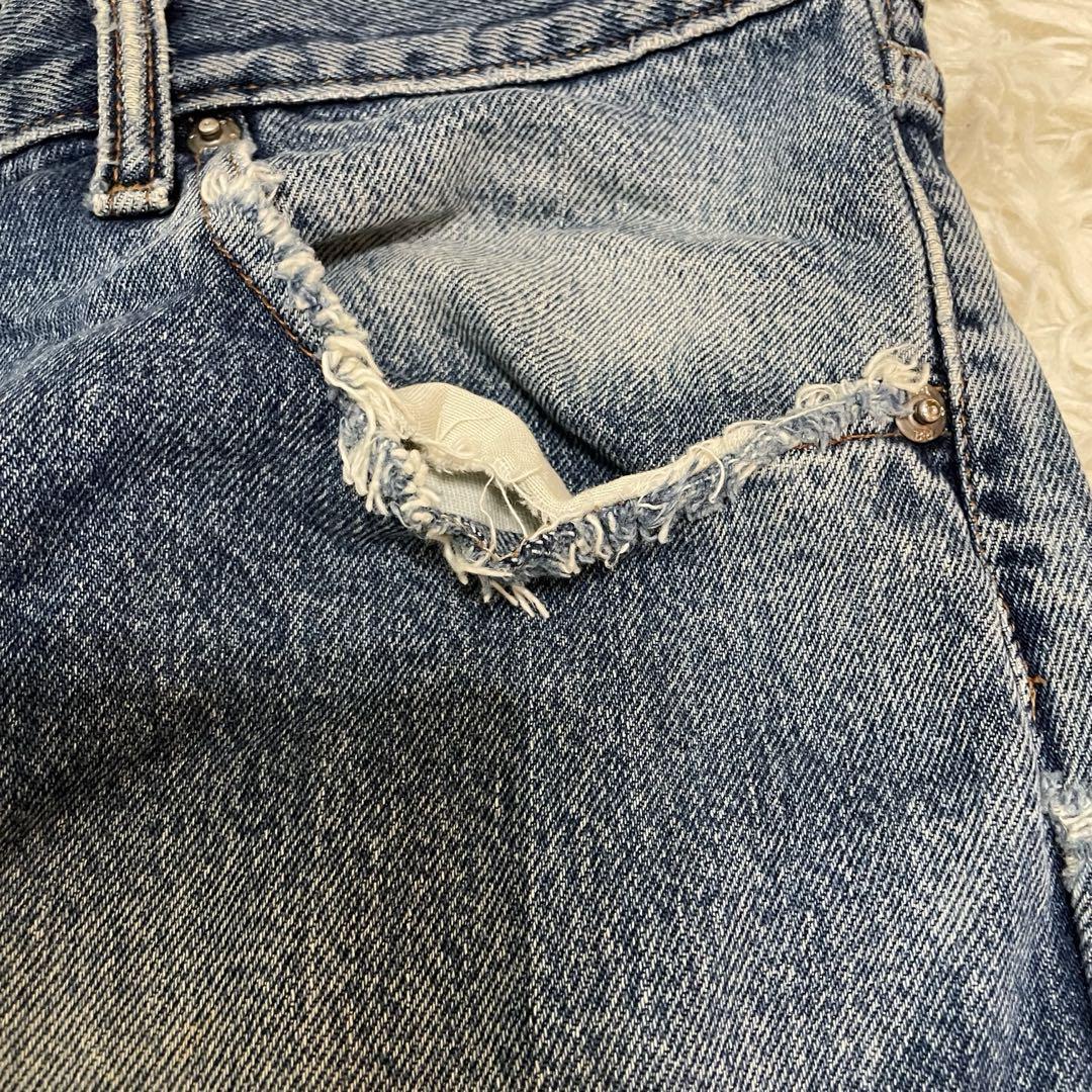 RRL ダブルアールエル ラルフローレン パンツ デニムパンツ ダメージデニム 画像9