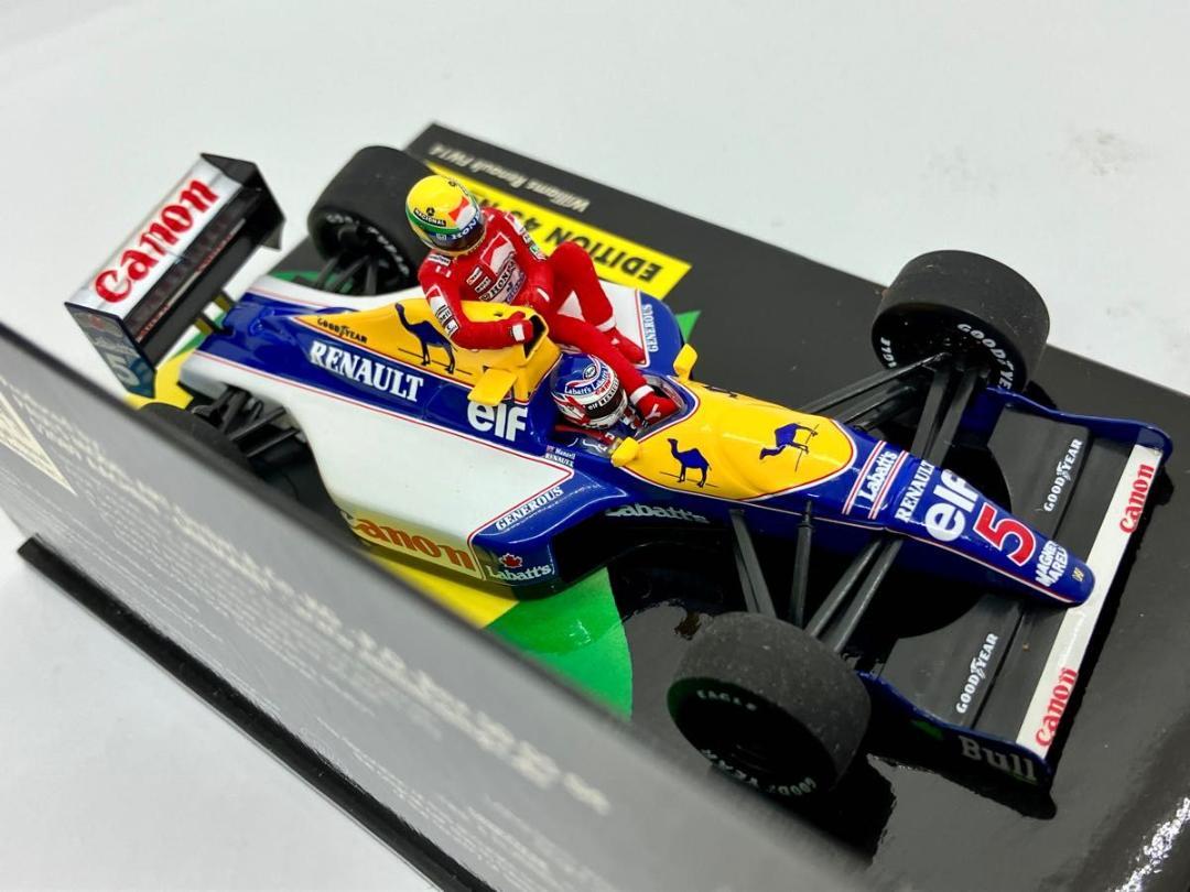 ウィリアムズルノー FW14 N.マンセル ライドオンセナ 1991 1/18 最高の N.マンセル FW14 ウィリアムズルノー ライドオンセナ 1
