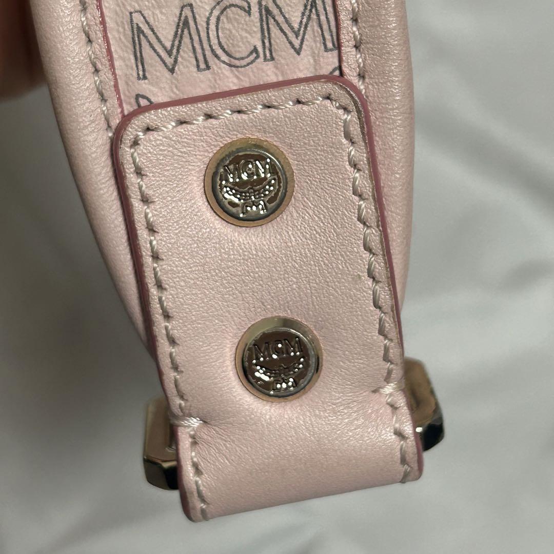 MCM エムシーエム パウダーピンク リュック バックパック S