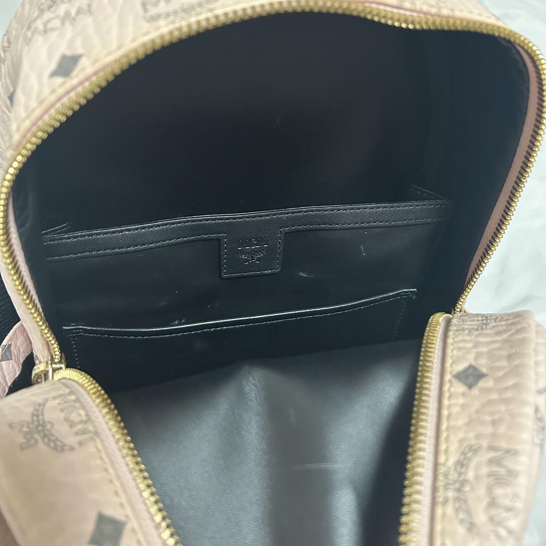 MCM エムシーエム パウダーピンク リュック バックパック S