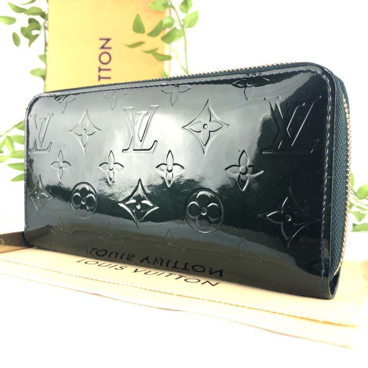pu様専用 ブルーニュイ ヴェルニ 長財布 bmRK2-m59525374834 ルイヴィトン ジッピーウォレット 人気国産