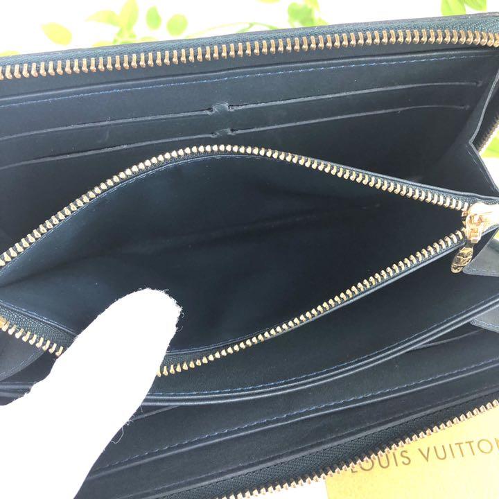 pu様専用 ブルーニュイ ヴェルニ 長財布 bmRK2-m59525374834 ルイヴィトン ジッピーウォレット 人気国産